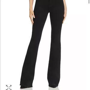 FRAME Le High Rise Flare Jean Sz 26 in Byxbee Dark Indigo Blue